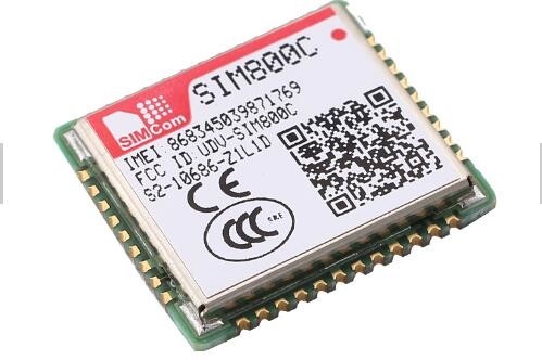 Kleinste GSM GPRS Module SIM800C 0,35 van de Lichtgewicht Lage Machtskg Consumptie