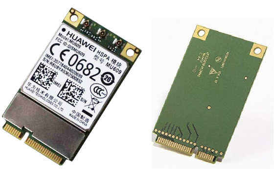 De minimodule HSPA M2M 14.4Mbps GPS MU609 van PCI Express 3G voor Huawei WCDMA